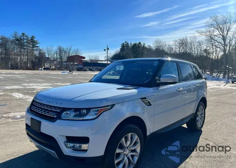 2016 Land Rover Range Rover Sport Hse from USA, damaged, VIN SALWR2PF6GA121635